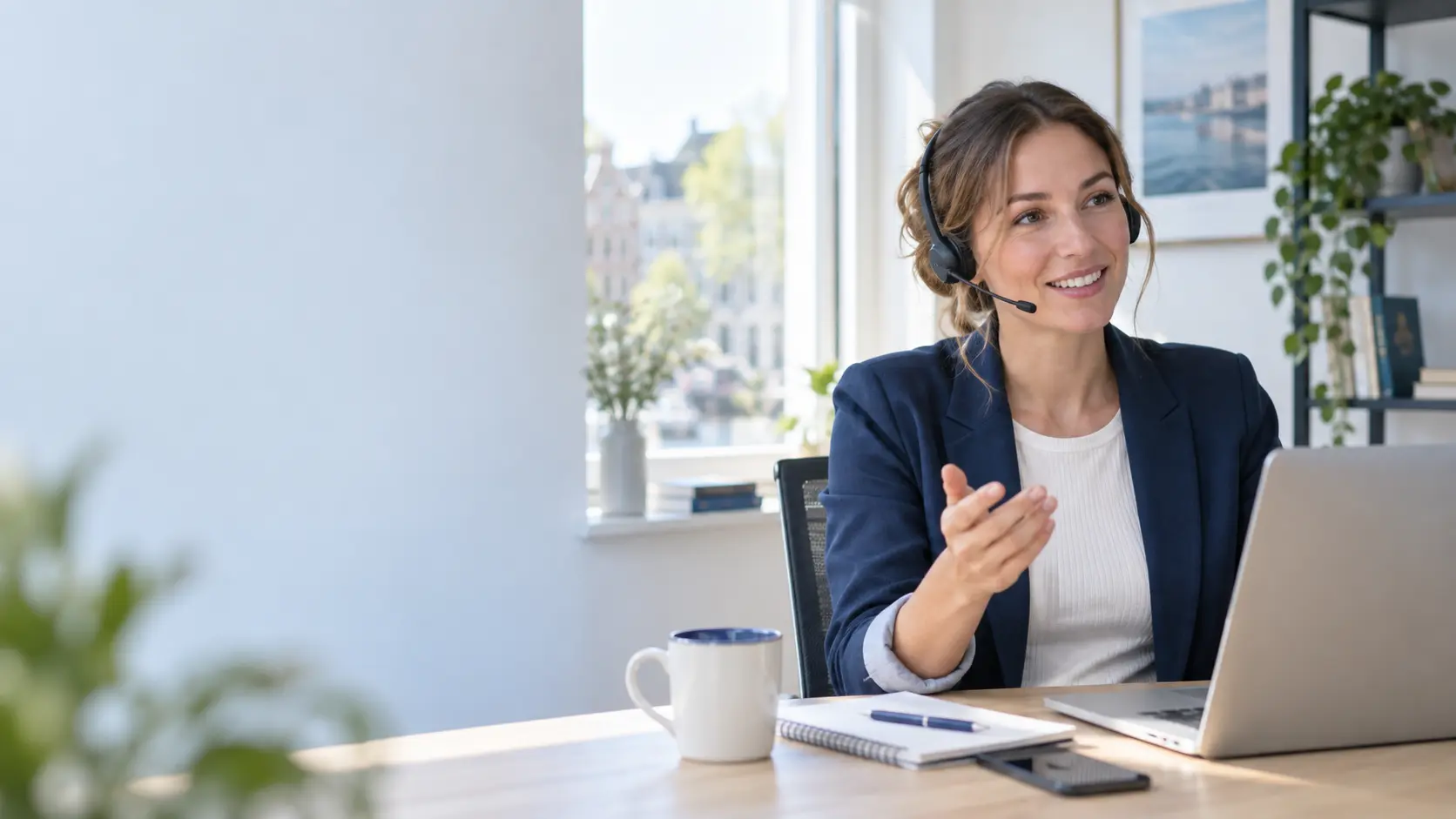 Professionele telefonische klantenservice op afstand